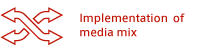 Implementation of media mix